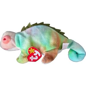 Vintage 1997 "Iggy" The Iguana Ty Beanie Baby Stuffed Animal